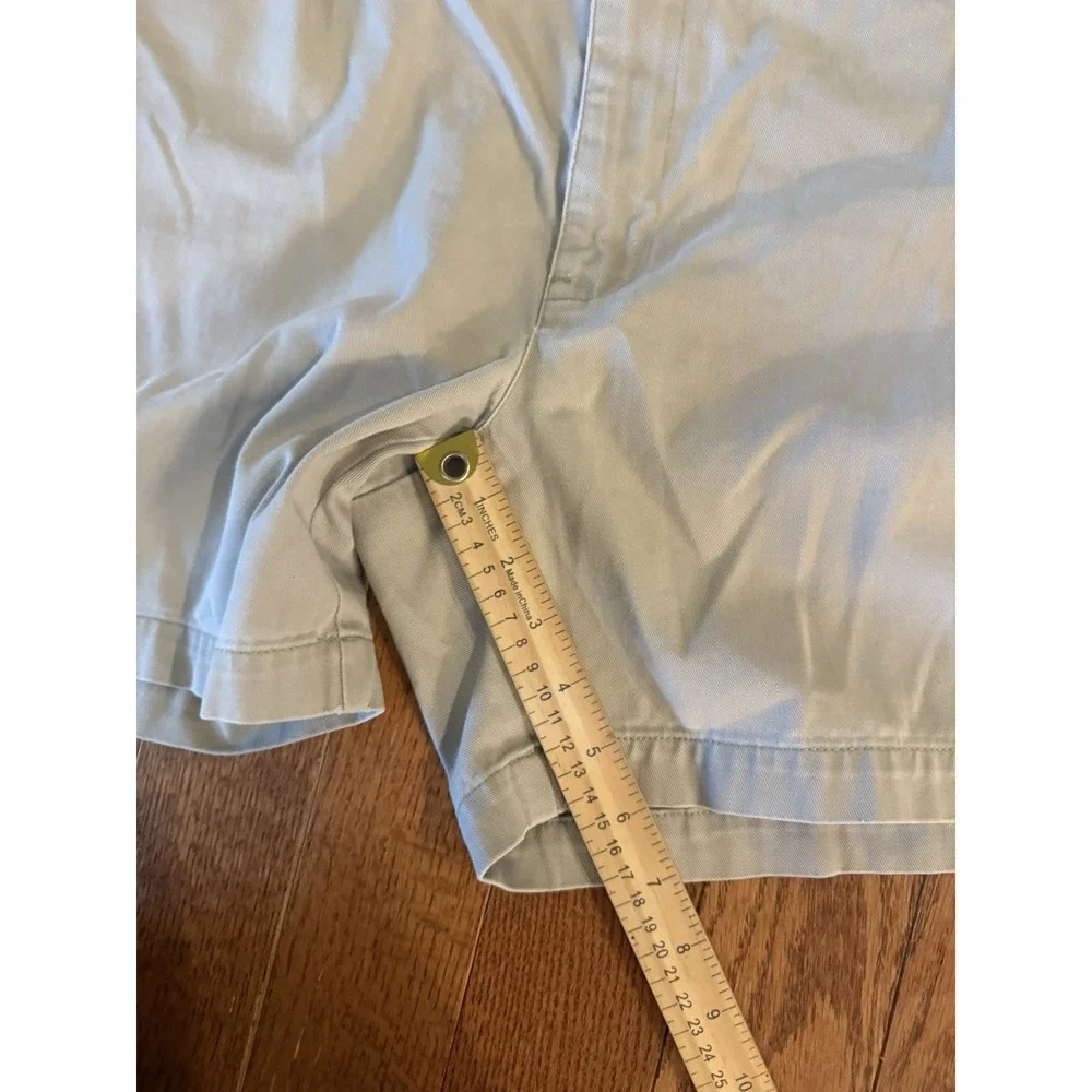 Vtg Polo Ralph Lauren Andrew Short Khaki Double Pleated Cotton Men's Size 40